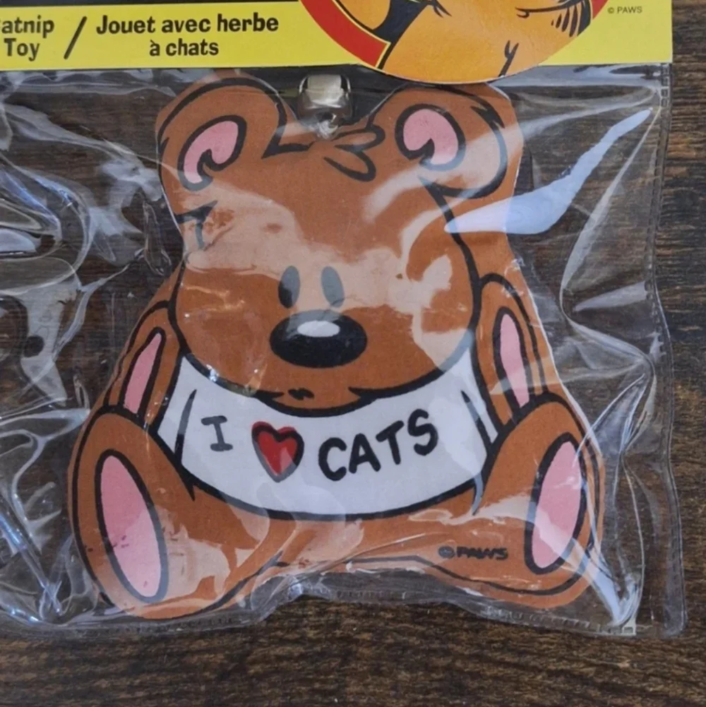 Rare Vintage 80s Garfields Choice For Cats Only CatNip Plush Toy 
